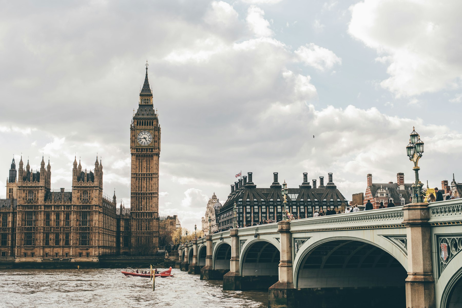 View across central London, where our registered office is based